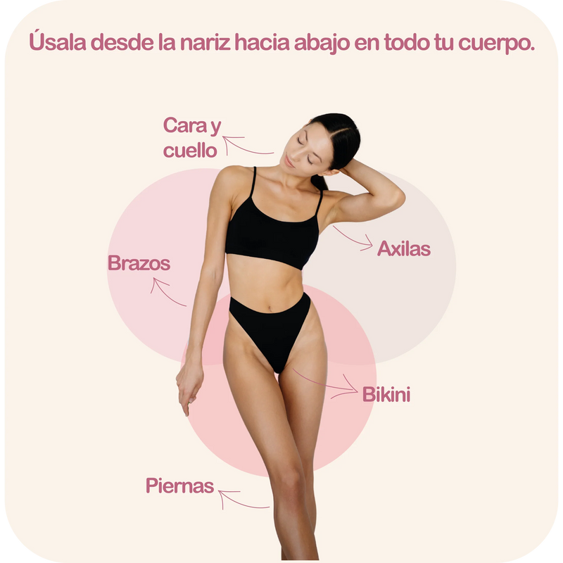 Mini depiladora láser recargable
